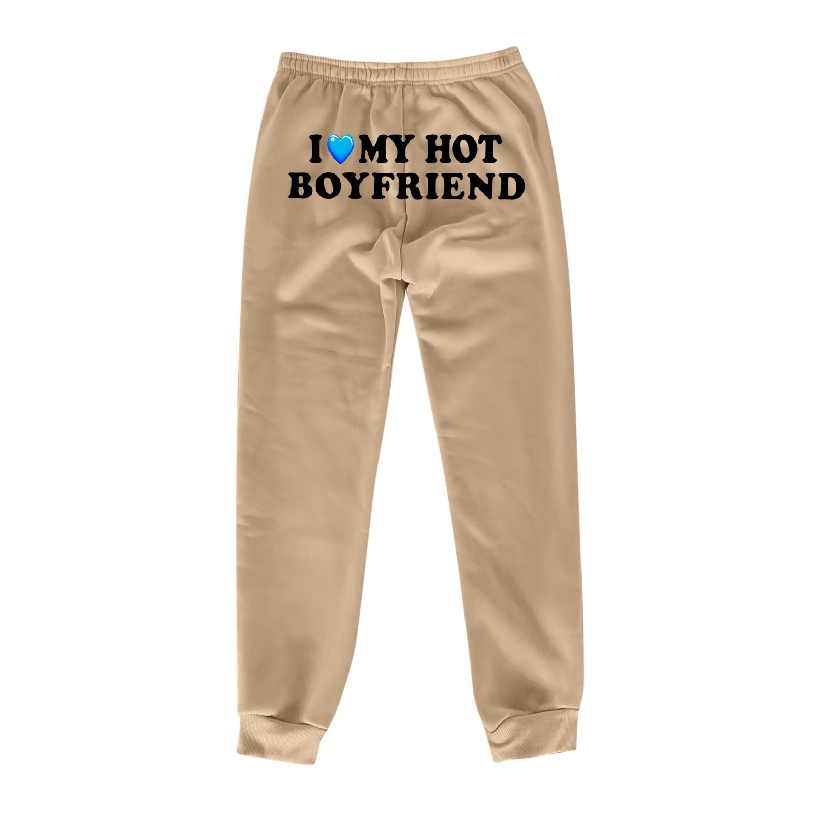 thumbnail image 1 of Pantalones deportivos de ocio para mujer: bajos acampanados, cordones en la parte delantera, cintura alta, tallas S-XXL, 1 of 4